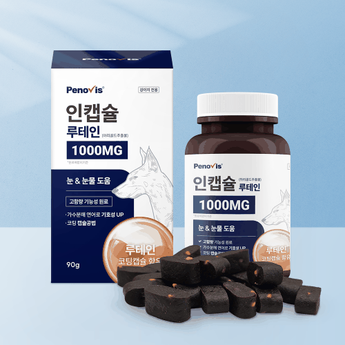 페노비스 강아지 눈 영양제 눈물 자국 냄새 착색 백내장 항산화 인캡슐 루테인 90g
